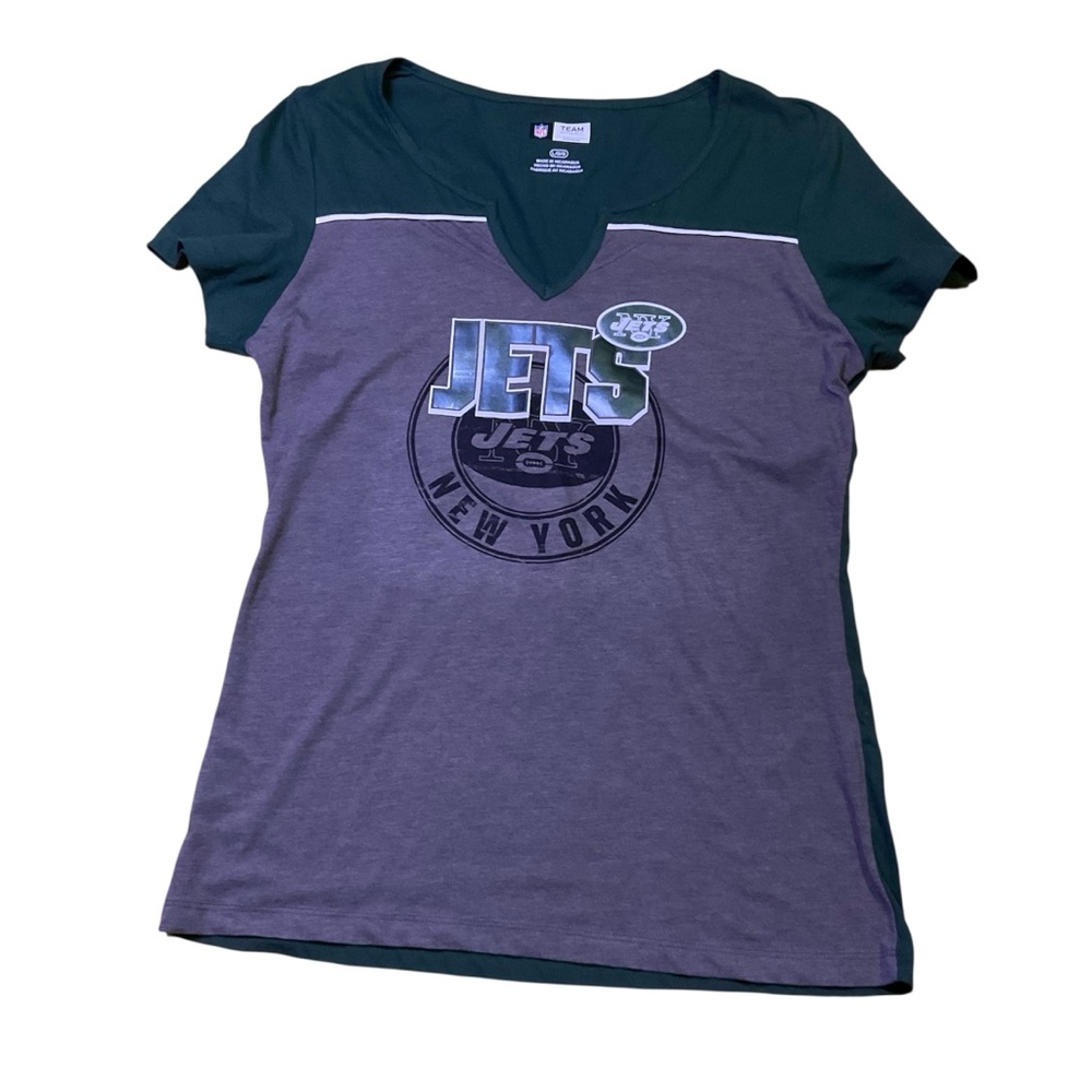 NFL Team Apparel jets Green Women's Shirt - Picture 1 of 2